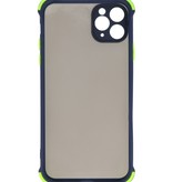 Schokbestendig Kleurcombinatie Hard Case iPhone 11 Pro Max Blauw