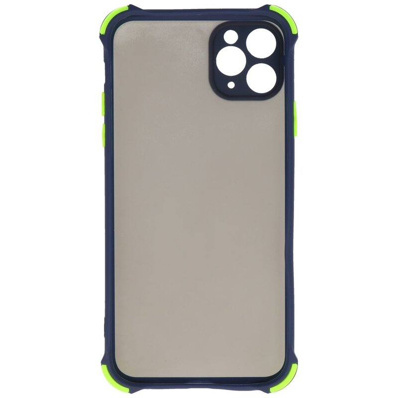 Shock Resistant Color Combination Hard Case iPhone 11 Pro Max Blue