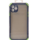 Schokbestendig Kleurcombinatie Hard Case iPhone 11 Pro Max Blauw