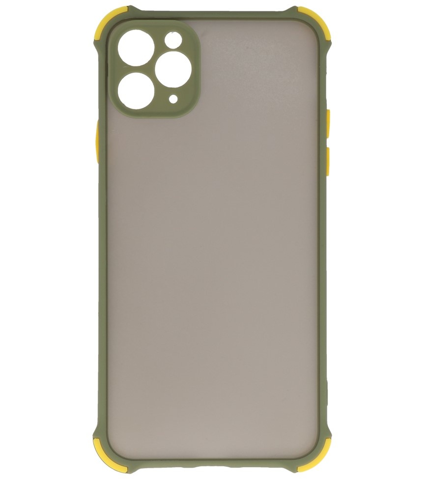 Custodia rigida per combinazione di colori resistente agli urti iPhone 11 Pro Max Green