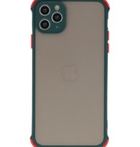 Stødbestandig farvekombination Hard sag iPhone 11 Pro Max mørkegrøn