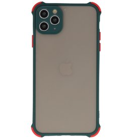 Shock Resistant Color Combination Hard Case iPhone 11 Pro Max Dark Green