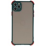 Schokbestendig Kleurcombinatie Hard Case iPhone 11 Pro Max Donker Groen