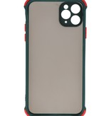 Schokbestendig Kleurcombinatie Hard Case iPhone 11 Pro Max Donker Groen