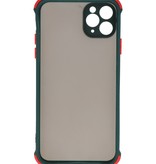 Stødbestandig farvekombination Hard sag iPhone 11 Pro Max mørkegrøn