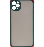 Schokbestendig Kleurcombinatie Hard Case iPhone 11 Pro Max Donker Groen