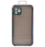 Custodia rigida per combinazione di colori resistente agli urti iPhone 11 Pro Max verde scuro