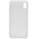 Custodia in TPU a colori premium per iPhone XS / X bianco