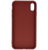 Premium Color TPU Case for iPhone XS / X Brown