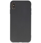 Custodia in TPU a colori premium per iPhone Xs Max nera