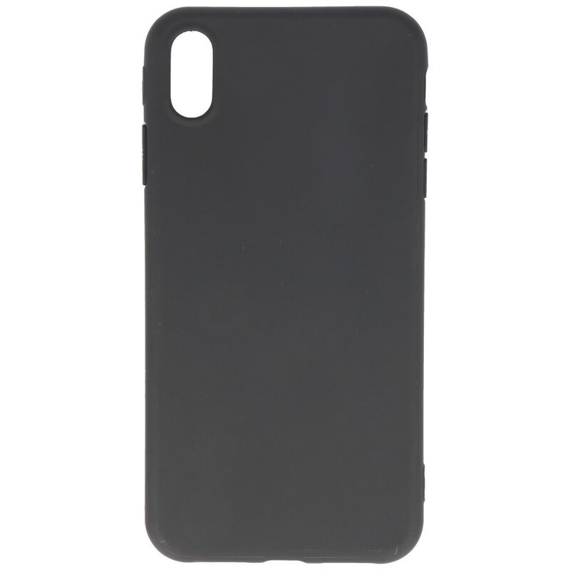 Premium Color TPU Case for iPhone Xs Max Black