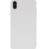 Premium Color TPU Case for iPhone Xs Max White