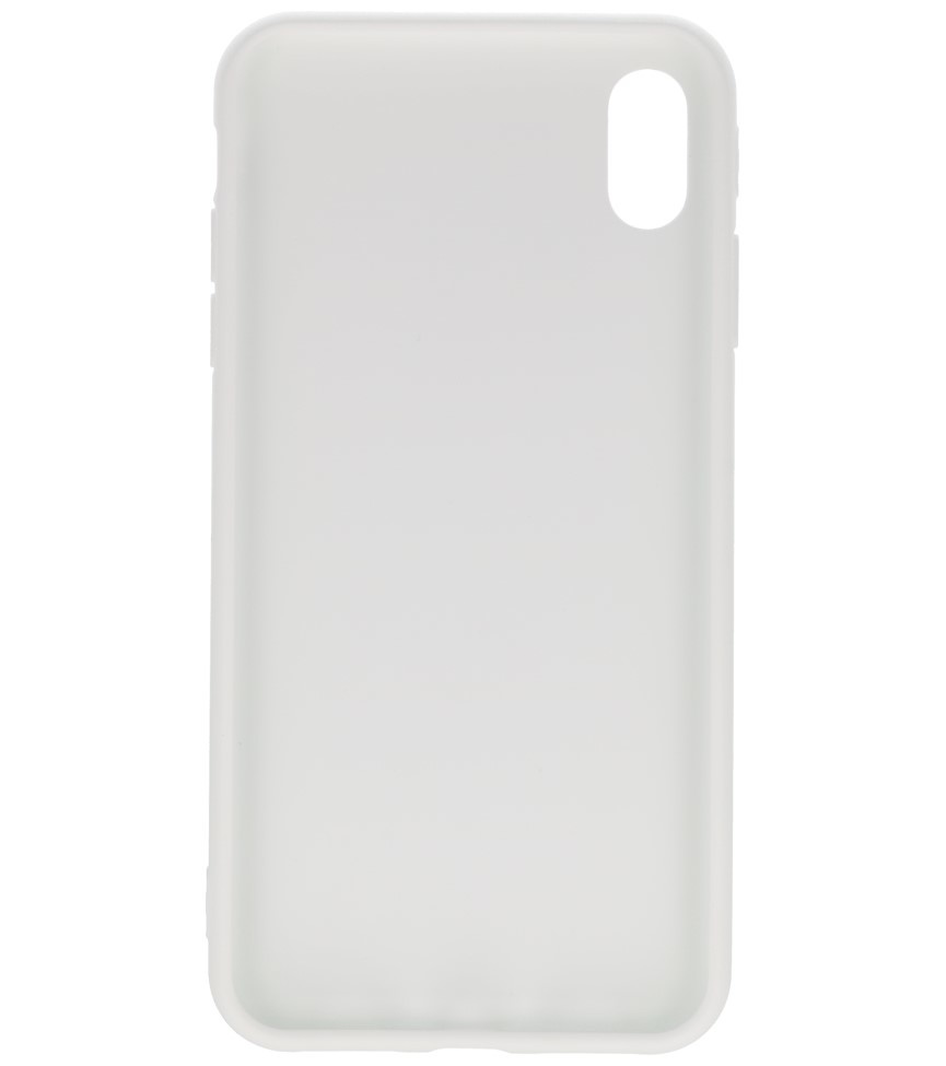 Funda de TPU de color premium para iPhone Xs Max White