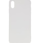 Premium farve TPU taske til iPhone Xs Max White