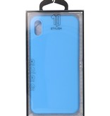 Premium Color TPU Case for iPhone Xs Max Light Blue