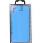 Premium Color TPU Hülle für iPhone Xs Max Light Blue