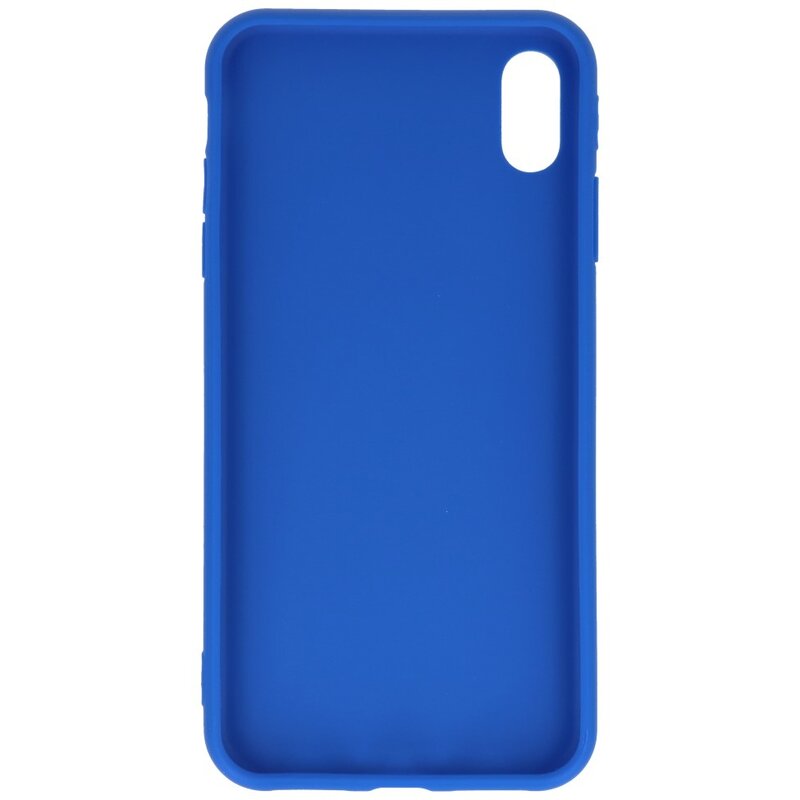Premium Color TPU Case for iPhone Xs Max Blue
