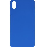 Premium Color TPU Case for iPhone Xs Max Blue