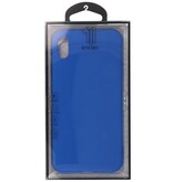 Custodia in TPU a colori premium per iPhone Xs Max blu