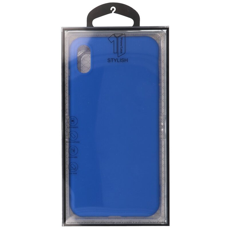 Custodia in TPU a colori premium per iPhone Xs Max blu
