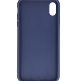 Premium Color TPU Case for iPhone Xs Max Navy