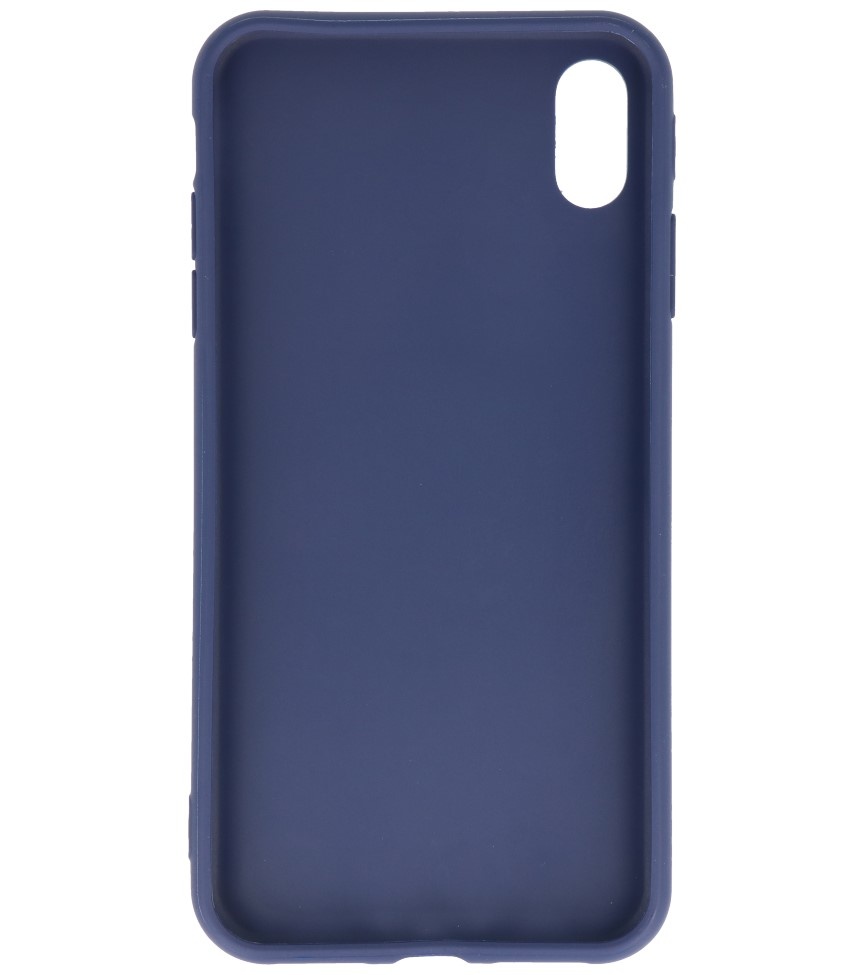 Premium Color TPU Case for iPhone Xs Max Navy