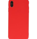Premium Color TPU Case for iPhone Xs Max Red