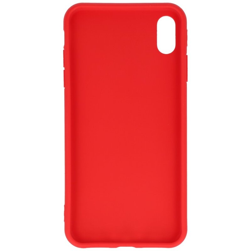 Coque TPU Premium Color pour iPhone Xs Max Rouge