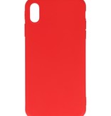 Premium Color TPU Case for iPhone Xs Max Red