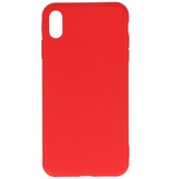 Funda de TPU de color premium para iPhone Xs Max Red