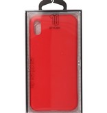 Custodia in TPU a colori premium per iPhone Xs Max rosso