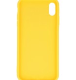 Premium Color TPU Case for iPhone Xs Max Yellow