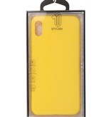 Premium Color TPU Case for iPhone Xs Max Yellow