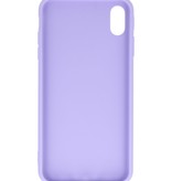 Premium Color TPU Case for iPhone Xs Max Purple