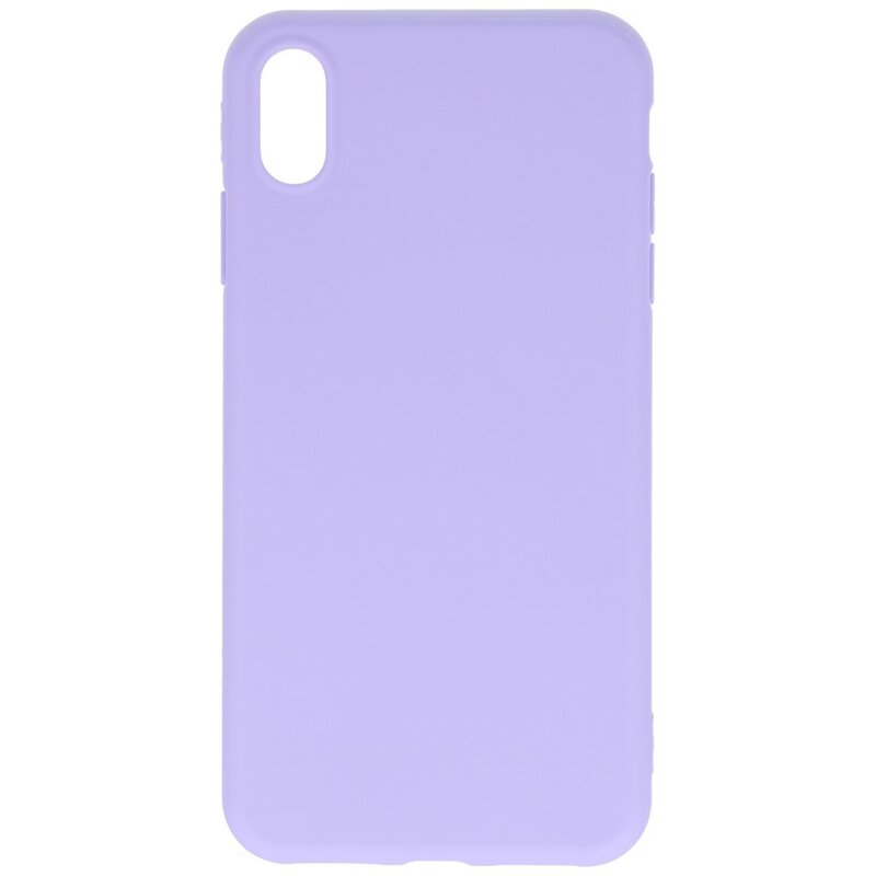 Funda de TPU de color premium para iPhone Xs Max Purple