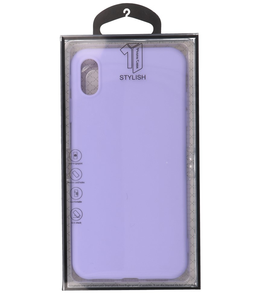 Coque TPU Premium Color pour iPhone Xs Max Purple