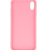 Premium Color TPU Hülle für iPhone Xs Max Pink