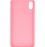 Premium farve TPU taske til iPhone Xs Max Pink
