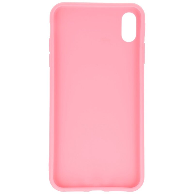 Premium Color TPU Case for iPhone Xs Max Pink