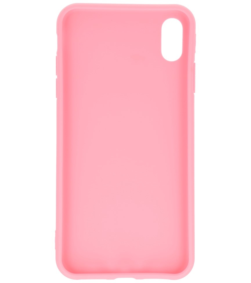 Premium Color TPU Hoesje voor iPhone Xs Max Roze