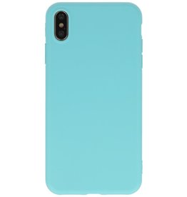 Carcasa de TPU de Color Premium para iPhone Xs Max Turquoise