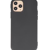 Premium Color TPU Hoesje voor iPhone 11 Pro Zwart