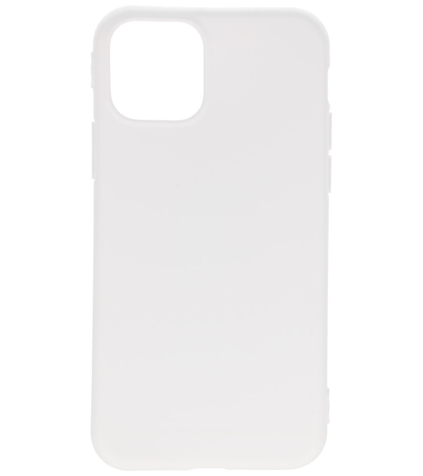 Premium Color TPU Hülle für iPhone 11 Pro Weiß