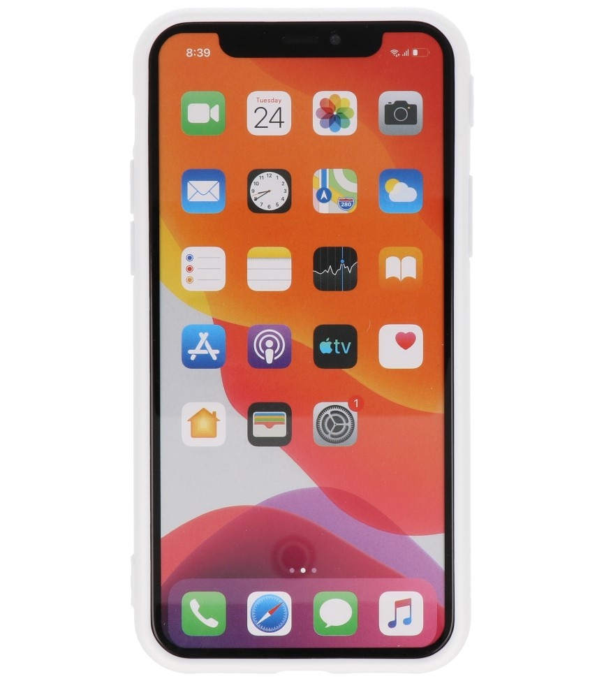 Premium Color TPU Hülle für iPhone 11 Pro Weiß