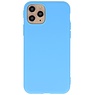 Funda de TPU de color premium para iPhone 11 Pro azul claro