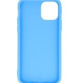 Funda de TPU de color premium para iPhone 11 Pro azul claro