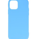 Premium farve TPU taske til iPhone 11 Pro lyseblå