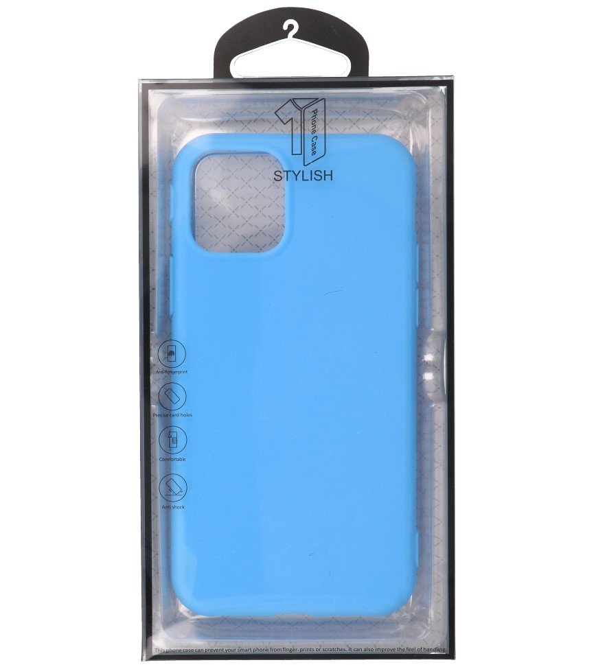 Premium Color TPU Hoesje voor iPhone 11 Pro Licht Blauw