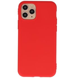 Carcasa de TPU Premium Color para iPhone 11 Pro Rojo