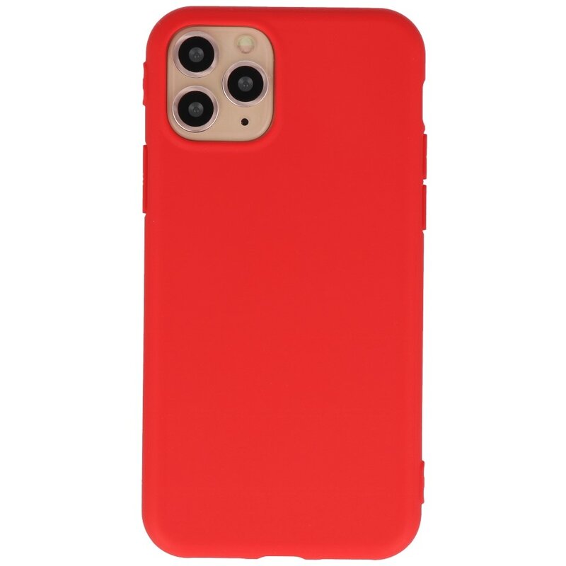 Premium Color TPU Hülle für iPhone 11 Pro Red